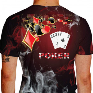 Camiseta NDMAN Poker 2 GRD Cor Única - 100% Dry Fit