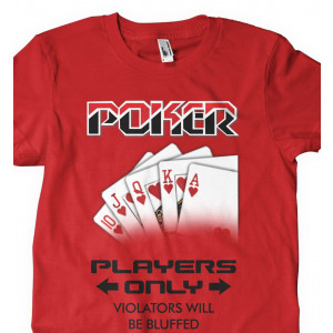 Camiseta Players Only Poker - 100% Dry Fit