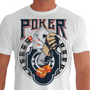 Camiseta Poker Cassino Poker - 100% Dry Fit