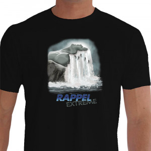 Camiseta Rappel Extreme Rapel - preta