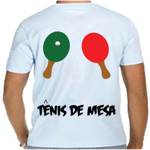 camiseta raquete tênis de mesa - 100% Dry Fit