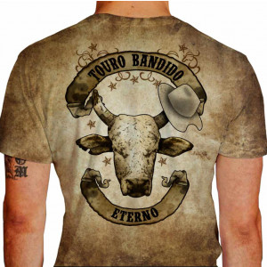 Camiseta Touro Bandido Rodeio 2 GRD - 100% Dry Fit