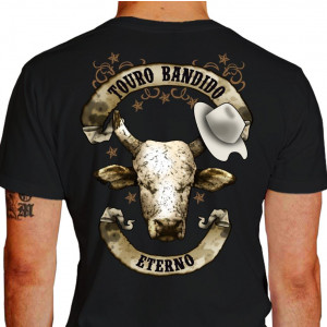 Camiseta Touro Bandido Rodeio - 100% Dry Fit