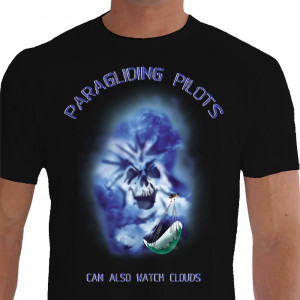 Camiseta WATCH CLOUDS PARAPENTE