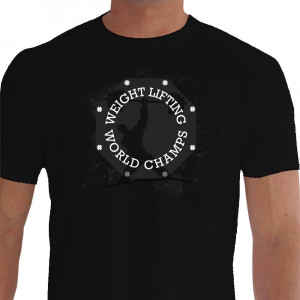 Camiseta Weight Lifting Musculação Preta