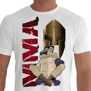 Camiseta Mata Leão Capacete Gladiador MMA Vale Tudo