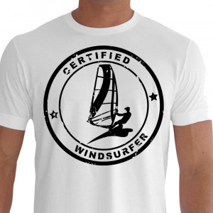 camiseta certified windsurf - branca