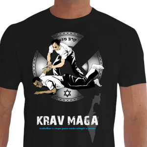 Camiseta ELCOS Krav Maga - Preta