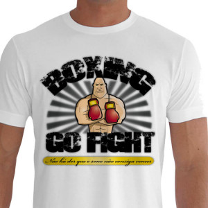 Camiseta GO FIGHT BOXE