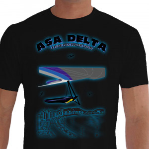 Camiseta - Asa Delta - Voando no Rio de Janeiro Exuberantes Belezas Naturais Livre pra Poder Voar