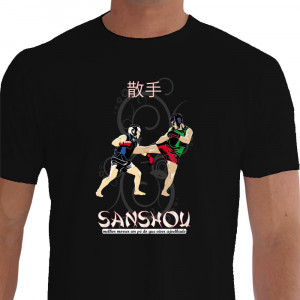 camiseta ievnds sanshou - preta