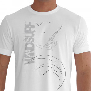 Camiseta LIKS Windsurf - branca