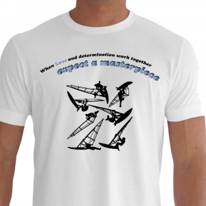 Camiseta LZE Windsurf - branca
