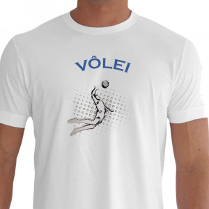Camiseta PQ VID Volei - branca