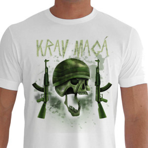 Camiseta SOLDADO KRAV MAGA - Branca