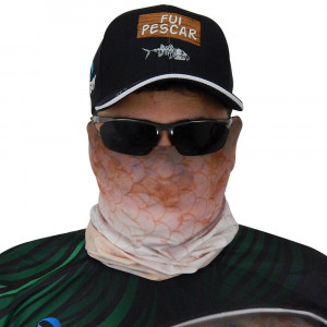 Máscara de Proteção Solar Carpa Cabeçuda UV Protection