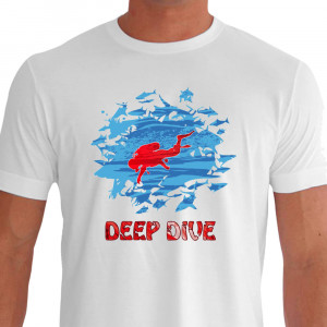 Camiseta de Mergulho Deep Dive - Algodão