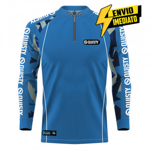 Camisa Premium - Pro Elite Kid Ocelos FLY V109 Pesca Esportiva - DryUv50 + Punho Luva - Envio Imediato