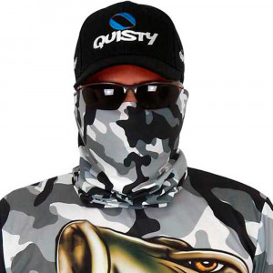 Máscara de Proteção Solar Robalo Arisco Camuflado UV 50 PROTECTION - Pesca Esportiva