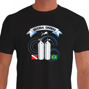 Camiseta de Mergulho Cilindros - Algodão