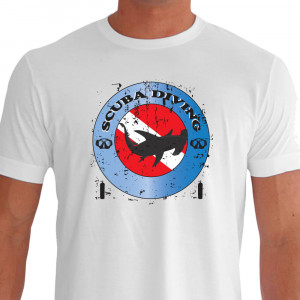 Camiseta de Mergulho Shark