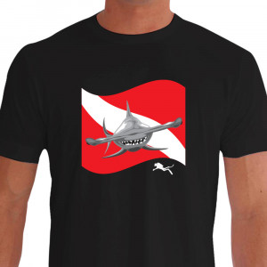 Camiseta de Mergulho SharkSub -  Algodão