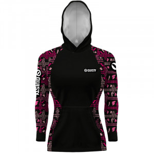 Camiseta com capuz hardy protection Traíra Preto - PESCA ESPORTIVA DRYUV50