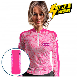 Combo Premium - Pro Elite Feminina Fishing Pesca Esportiva - Camisa + Punho Luva + Máscara DryUv50 Envio Imediato