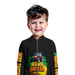 Camisa Premium Infantil - Pro Elite Agro Bruto- Agro Sports- DryUv50+ Punho Luva
