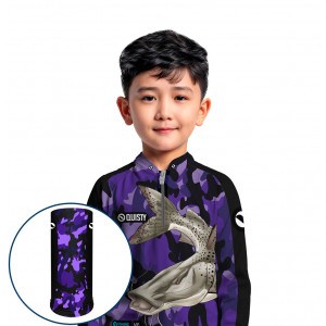Combo Premium Infantil - Pro Elite Pintado Pesca Esportiva - Camisa + Punho Luva + Máscara DryUv50+