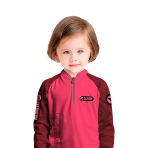 Camisa Premium Infantil - Camisa Premium - Pro Elite Just Hook It Tucunaré Pink - Pesca Esportiva - DryUv50+ Punho Luva