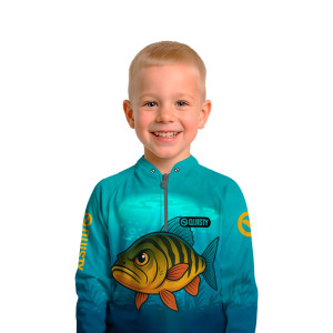 Camisa Premium Infantil - Pro Elite Tucunaré Teen - Pesca Esportiva - DryUv50 + Punho Luva
