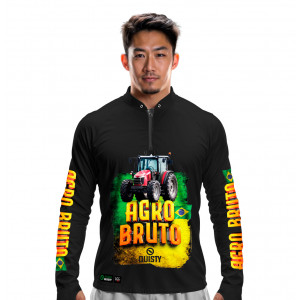 Camisa Premium - Pro Elite Agro Bruto - Agro Sports - DryUv50+ Punho Luva
