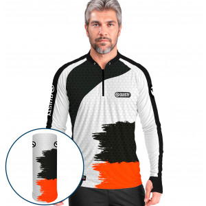 Combo Premium - Pro Elite Pirarara Fisherman - Pesca Esportiva - Camisa + Punho Luva + Máscara Premium DryUv50+