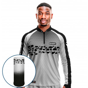 Combo Premium - Pro Elite Pintado Fisherman - Pesca Esportiva - Camisa + Punho Luva + Máscara Premium DryUv50+