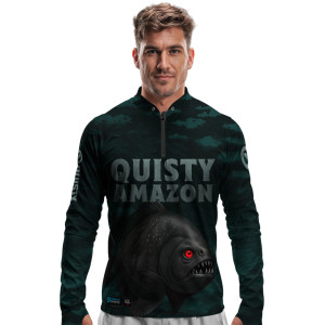Camisa Premium - Pro Elite Piranha Preta A Predadora dos Rios - DIA DOS PAIS