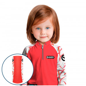 Combo Premium Infantil - Pro Elite Black Bass Kid Ocelos Feminina Pesca Esportiva - Camisa + Punho Luva + Máscara DryUv50+