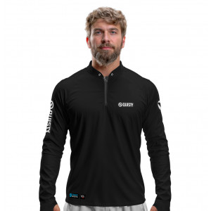 Camisa Premium - Pro Elite Sport Clean Preta - DryUv50 + Punho Luva