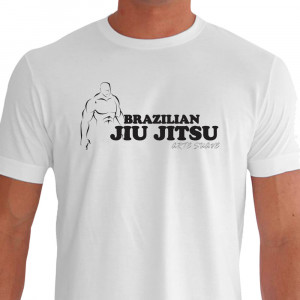 Camiseta de Jiu Jitsu Ogro Cascudo - Branca