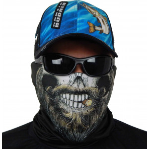 Máscara de Proteção Solar Barba UV 50 PROTECTION Frente Pescador Barba