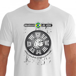 Camiseta de Jiu Jitsu Pitbull - Branca
