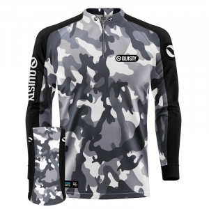 Combo Premium - Pro Elite Army Antártida Pesca Esportiva - Camisa + Máscara + Punho Luva