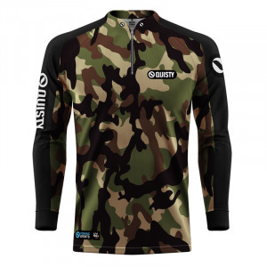 Camisa Premium - Pro Elite Army Pantanal Pesca Esportiva - DryUv50 + Punho Luva