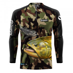 Camisa Premium - Pro Elite Dourado do Rio Pantanal Pesca Esportiva - DryUv50