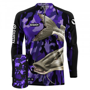 Combo Premium - Pro Elite Pintado Pesca Esportiva - Camisa + Punho Luva + Máscara DryUv50
