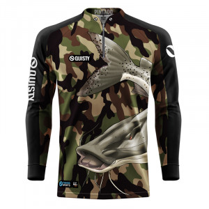 Camisa Premium - Pro Elite Pintado Pantanal Pesca Esportiva - DryUv50 + Punho Luva