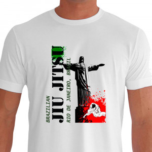 Camiseta de Jiu Jitsu Rio de Janeiro - Branca