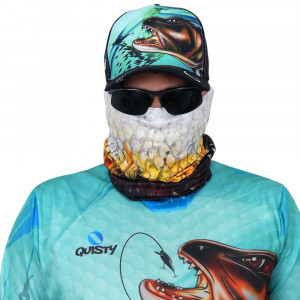 Máscara de Proteção Solar Escamas Traíra UV 50 PROTECTION - Pesca Esportiva