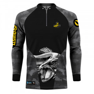 Camisa Premium - Pro Elite Trairão Attack Pesca Esportiva - DryUv50 + Punho Luva