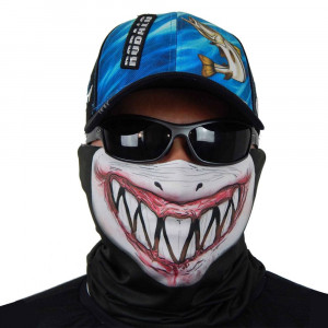 Máscara de Proteção Solar Tubarão UV 50 PROTECTION - Pesca Esportiva
